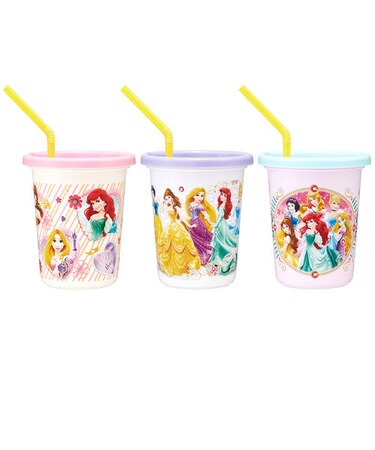 【当商品送料無料】プラスチック コップ セット 通販 子供 キッズ キャラクター ストロー付き タンブラー 蓋付き プラコップ ディズニー