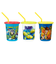 【当商品送料無料】プラスチック コップ セット 通販 子供 キッズ キャラクター ストロー付き タンブラー 蓋付き プラコップ ディズニー