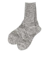 【当商品送料無料】靴下 レディース おしゃれ 通販 くしゅくしゅ 暖かい 蒸れない ソックス ミドル丈 リネン混紡 綿 麻 混 無地 シンプル