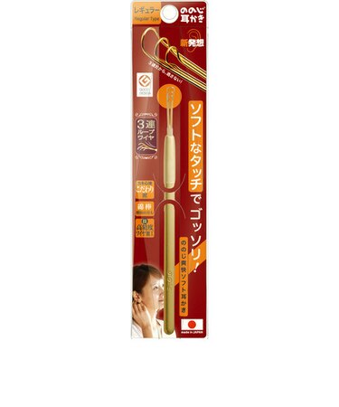 【当商品送料無料】ののじ 耳かき 通販 爽快ソフト耳かき レギュラー スモール 耳掻き 日本製 子供 子ども ワイヤー 耳掃除用品 小さめ 乾性耳