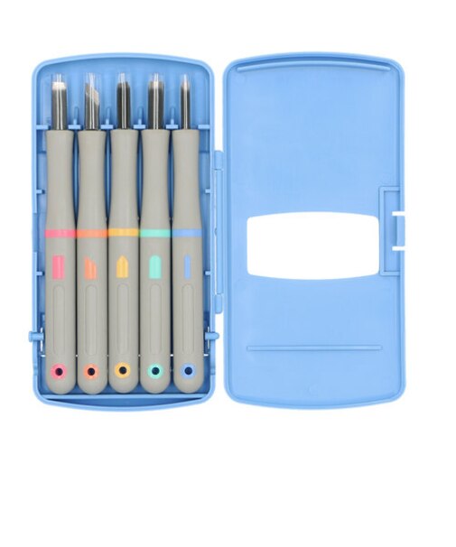 【当商品送料無料】彫刻刀 セット 小学校 よしはる 通販 マルイチ 彫刻刀セット 義春 5本組 ケース入り 切出刀 平刀 三角刀 丸刀 男の子