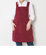 【当商品送料無料】エプロン おしゃれ 通販 エプロン ナチュラル レディース h型 ワンピース ゆったり ブラック ネイビー レッド カーキ