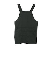 【当商品送料無料】エプロン おしゃれ ショート丈 通販 H型 後ろボタン レディース 保育士 介護士 無地 シンプル かぶり 前掛け