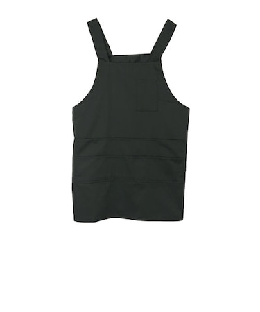 【当商品送料無料】エプロン おしゃれ ショート丈 通販 H型 後ろボタン レディース 保育士 介護士 無地 シンプル かぶり 前掛け