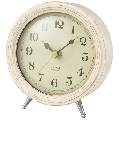 【当商品送料無料】置き時計 おしゃれ 通販 アナログ かわいい リビング 寝室 小さめ コンパクト スイープムーブメントを採用。 静か 連続秒針