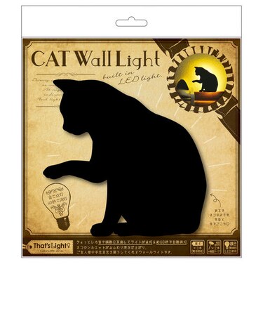 【当商品送料無料】ウォールライト THAT’s Light ザッツライト 通販 LEDライト CAT WALL LIGHT キャットウォールライト