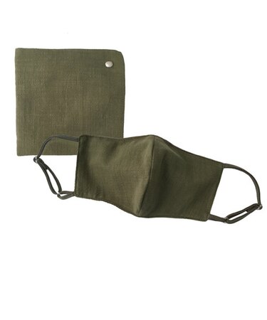 【当商品送料無料】マスク マスクケース おしゃれ 通販 洗える 持ち運び ケース 携帯 レース シンプル レディース デニム 麻 アイボリー カーキ