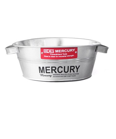 【当商品送料無料】マーキュリー バケツ 通販 ブリキバケツ 雑貨 おしゃれ MERCURY タブバケツ ブリキ スチール ガーデニング 花壇