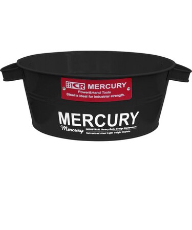 【当商品送料無料】マーキュリー バケツ 通販 ブリキバケツ 雑貨 おしゃれ MERCURY タブバケツ ブリキ スチール ガーデニング 花壇