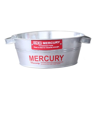 【当商品送料無料】マーキュリー バケツ 通販 ブリキバケツ 雑貨 おしゃれ MERCURY タブバケツ ブリキ スチール ガーデニング 花壇