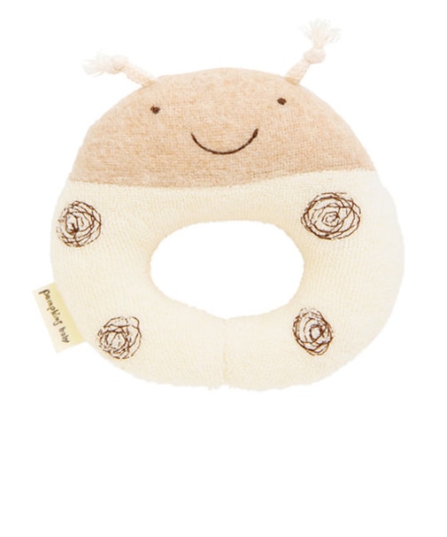 【当商品送料無料】ガラガラ 赤ちゃん 通販 ポプキンズベビー ベビー 布 オーガニック ラトル がらがら 0歳 3ヶ月 6ヶ月 新生児 ギフト