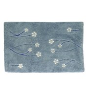 【当商品送料無料】バスマット コットン 通販 足拭きマット 綿100 洗える 70cm バス用品 バスルーム おしゃれ かわいい フラワー 花柄