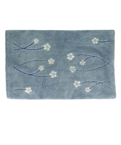 【当商品送料無料】バスマット コットン 通販 足拭きマット 綿100 洗える 70cm バス用品 バスルーム おしゃれ かわいい フラワー 花柄