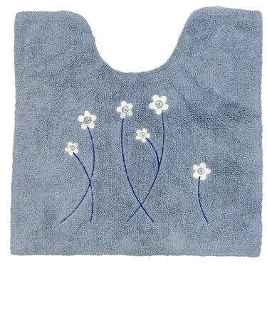 【当商品送料無料】トイレマット 標準 通販 コットン 綿100 洗える トイレ マット トイレタリー おしゃれ かわいい フラワー 花柄