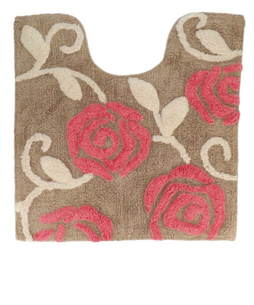 【当商品送料無料】トイレマット 標準 通販 コットン 綿100 洗える トイレ マット トイレタリー おしゃれ かわいい フラワー 花柄