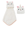【当商品送料無料】ループタオル おしゃれ 通販 女の子 男の子 ループ付きタオル キャラクター 動物 どうぶつ ループ付きハンドタオル 保育園