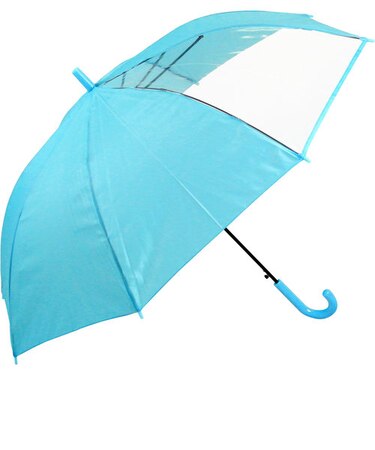 【当商品送料無料】傘 子供用 男の子 通販 キッズ かさ 58cm ジュニア 小学生 長傘 シンプル 無地 透明窓 学童 こども 子ども おしゃれ
