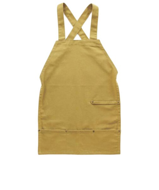 【当商品送料無料】エプロン おしゃれ 通販 メンズ ナチュラル 男女兼用 黒 ブラック 10オンス バッククロス カフェエプロン DIY