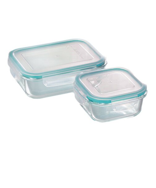 【当商品送料無料】保存容器 耐熱ガラス 通販 530ml 1040ml 2点セット 密閉力 電子レンジ オーブン 冷蔵 冷凍 食洗機 CLARTE