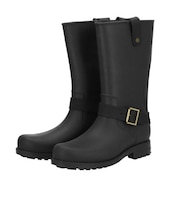 【当商品送料無料】レインブーツ メンズ 通販 おしゃれ ショート エンジニアブーツ 雪 雨 2way ペコスブーツ 長靴 レインシューズ ブラック