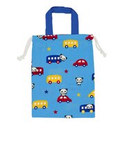 【当商品送料無料】女の子 上履き入れ 通販 持ち手付き巾着 持ち手付き 巾着 上履き袋 パンダ 袋 きんちゃく 不織布バッグ アシストバッグ