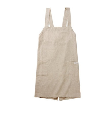 【当商品送料無料】エプロン おしゃれ ワンピース 保育士 通販 かぶり かぶるだけ シンプル 無地 バンダナ柄 ナチュラル レディース かわいい