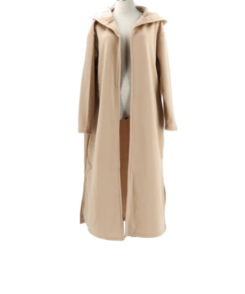 【当商品送料無料】コーディガン 通販 秋 冬 アウター レディース 秋冬 上着 ワンマイルウェア フード付き フーディ ロング マキシ丈 裏起毛