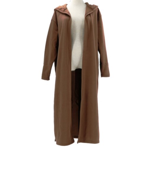 【当商品送料無料】コーディガン 通販 秋 冬 アウター レディース 秋冬 上着 ワンマイルウェア フード付き フーディ ロング マキシ丈 裏起毛