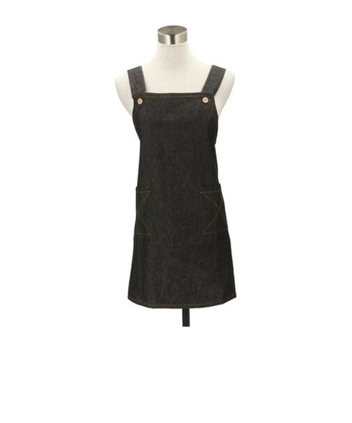 【当商品送料無料】キッズ エプロン 男の子 通販 女の子 H型 子供 子ども おしゃれ デニム シンプル 無地 130 150 小学校 高学年