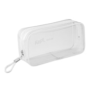 【当商品送料無料】ペンポーチ 大容量 通販 クリア 筆箱 筆入れ 筆ばこ ペンケース 透明 シンプル ブランド Kept ケプト メッシュ