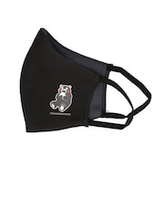 【当商品送料無料】くまモン マスク 通販 mask 布マスク おしゃれ かわいい サラサラ ポリエステル 速乾 立体マスク 洗える 黒 ブラック 白
