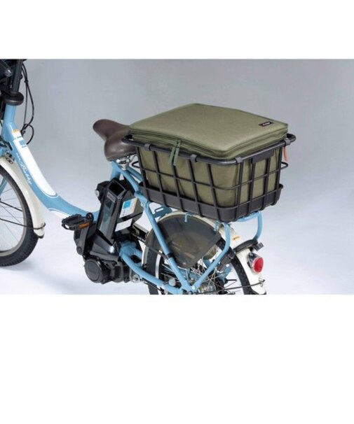 【当商品送料無料】自転車 後ろカゴカバー 通販 後ろカゴ 二段式 バッグ 大容量 大型 2段式 かごカバー カゴカバー 盗難防止 リアタイプ 撥水