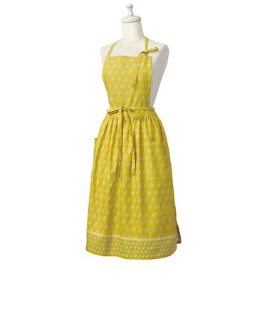 【当商品送料無料】エプロン おしゃれ 通販 ワンピース 風 ロング ホルターネック レディース かわいい ナチュラル 花柄 フラワー フェミニン