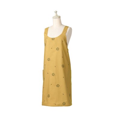 【当商品送料無料】エプロン おしゃれ 通販 H型 ホルターネック バッククロス かぶり かぶるだけ レディース かわいい ナチュラル 花柄 フラワー