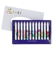 【当商品送料無料】花ろうそく セット 通販 1号5 12本入 ろうそく ロウソク ローソク 12ヶ月 季節の花 盆提灯 霊前灯 ロウソク 初盆 お盆