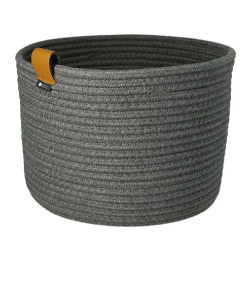 【当商品送料無料】収納 かご バスケット 通販 丸型 大きい 深型 おしゃれ 北欧 モダン シンプル アイボリー ライトグレー ダークグレー