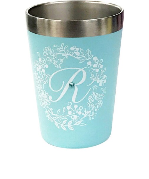 【当商品送料無料】タンブラー 保温 保冷 通販 おしゃれ ステンレス コンビニ かわいい 350ml イニシャル アルファベット