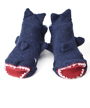 【当商品送料無料】ベビー 靴下 通販 ソックス 恐竜 サメ シマリス POMPKINS ポプキンズ 動物 アニマル 9～12cm