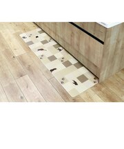 【当商品送料無料】キッチンマット 拭ける 180 通販 おしゃれ pvc 45 × 180cm 台所マット 台所用品 チェック 猫 ねこ