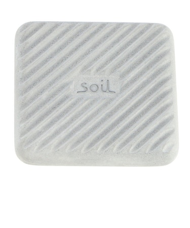 【当商品送料無料】珪藻土 soil 通販 生ゴミ ゴミ箱 消臭  炭 リサイクルアッシュ 約W8×D8×H1.5cm ソイル SOIL soil