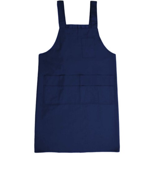 【当商品送料無料】エプロン h型 通販 H型 レギュラー丈 ノーアイロン ポケット たくさん 多い ６つ かぶり T1-3 無地 薄手 洗濯 楽々