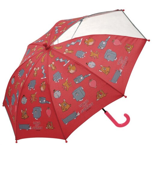 【当商品送料無料】傘 子供用 45cm 通販 男の子 女の子 軽量 丈夫 グラスファイバー骨 長傘 45センチ 窓付き 通園 通学 1コマ 透明