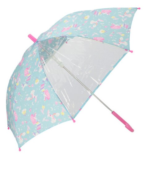 【当商品送料無料】傘 子供用 55センチ 50センチ 通販 おしゃれ キッズ 55cm 50cm ユニコーン グラスファイバー 安全ストッパー
