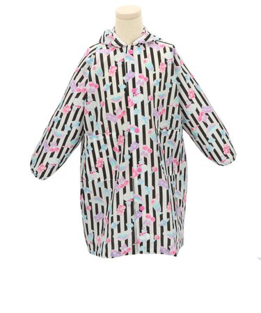 【当商品送料無料】レインコート キッズ ランドセル対応 通販 女の子 撥水 クリア おしゃれ かわいい ジュニア 子供 こども 小学生 110