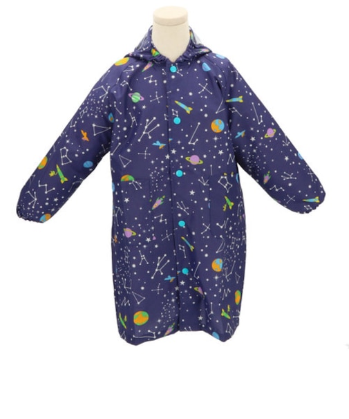 【当商品送料無料】レインコート キッズ ランドセル対応 通販 女の子 撥水 クリア おしゃれ かわいい ジュニア 子供 こども 小学生 110