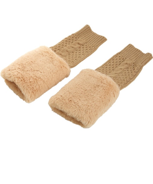 【当商品送料無料】アームカバー レディース 通販 付け袖 つけ袖 暖かい 袖カバー 冬 ファー 袖口 袖カフス 防寒対策 ファーカフス おしゃれ