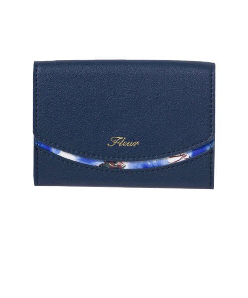 極美品 BLUE LABEL 名刺入れ カードケース ハート チェック ブラック