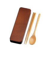 【当商品送料無料】コンビセット 箸 スプーン 通販 セット 箸箱セット スライド カトラリーセット お弁当 携帯箸 木目 大人 男性 女性 お箸 約