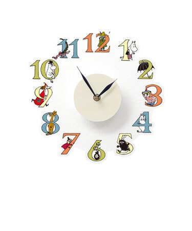 【当商品送料無料】ウォールクロック ステッカー 通販 ムーミン グッズ 壁掛け時計 時計 クロック キャラクター リトルミイ 壁 貼る シール 北欧