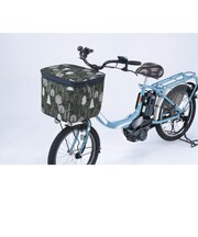 【当商品送料無料】自転車 かご カバー 前 通販 カゴカバー かごカバー バスケットカバー 前かごカバー 撥水 はっ水 おしゃれ 2段式 2段式